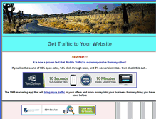 Tablet Screenshot of get-traffic-to-your-website.com